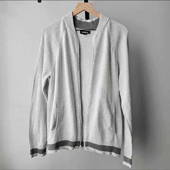 Express Zip Up Sweater - Picture 3 of 4